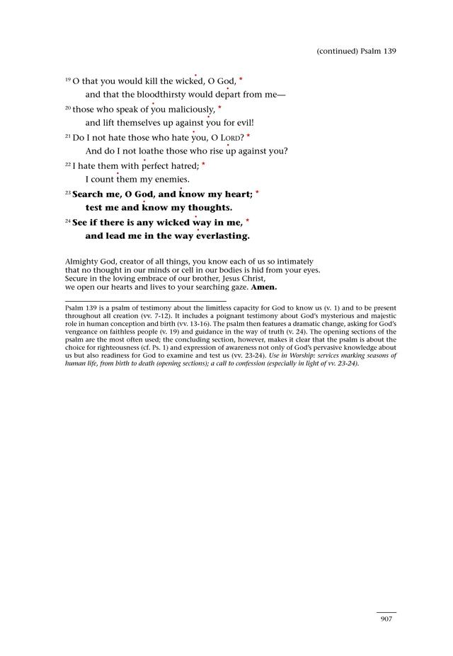 Psalms for All Seasons: a complete Psalter for worship page 909