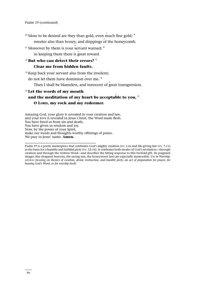 Psalms for All Seasons: a complete Psalter for worship page 96