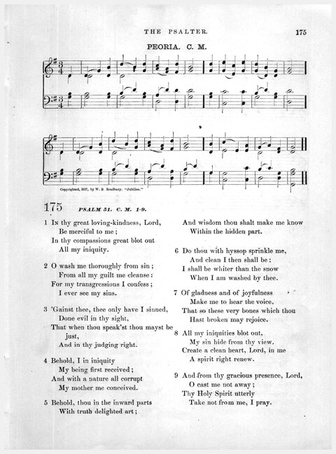 The Psalms and Hymns: with the doctrinal standards and liturgy of the true Reformed Protestant Dutch church page 175