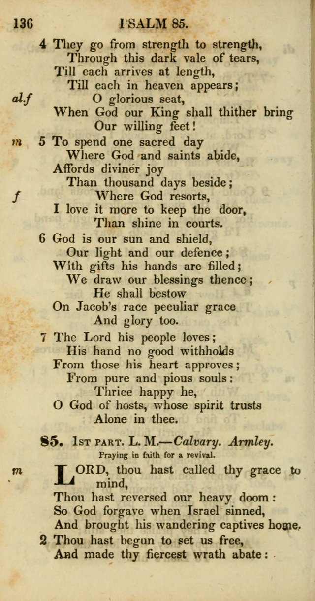 Psalms and Hymns, Adapted to Public Worship: and approved by the General Assembly of the Presbyterian Church in the United States of America: the latter being arranged according to subjects... page 136