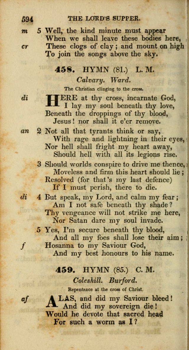 Psalms and Hymns, Adapted to Public Worship: and approved by the General Assembly of the Presbyterian Church in the United States of America: the latter being arranged according to subjects... page 596