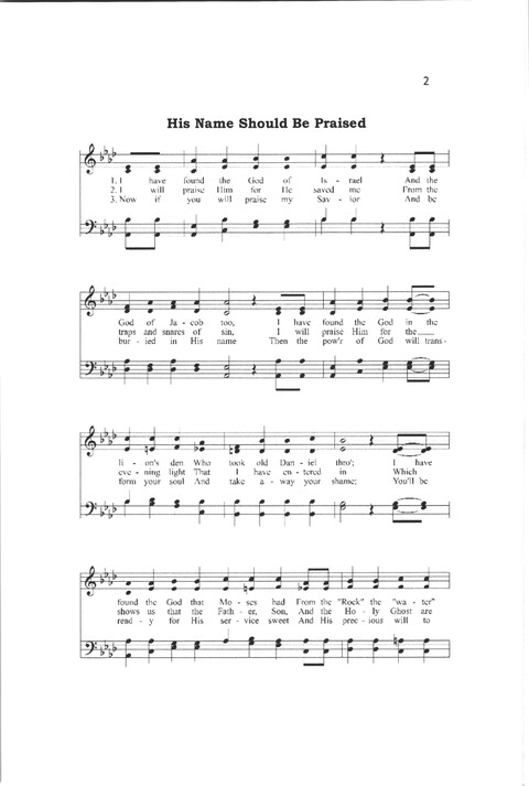 The Pentecostal Heritage Hymnal page 2