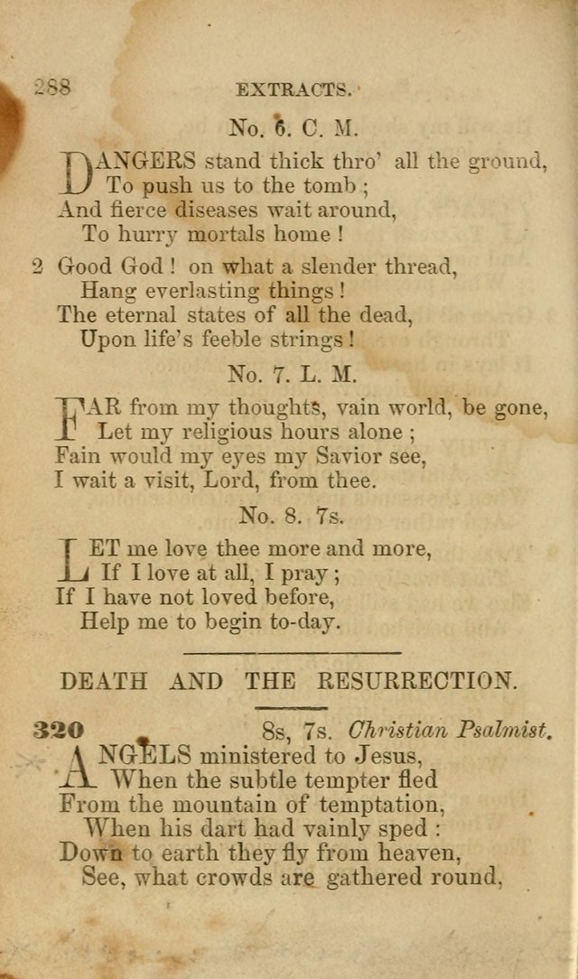 Pocket Hymns: original and selected. designed for the use of the regular Baptist church, and all who love our Lord Jesus Christ page 290