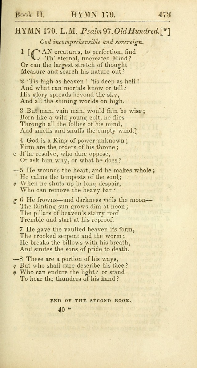 The Psalms, Hymns and Spiritual Songs of the Rev. Isaac Watts, D. D.:  to which are added select hymns, from other authors; and directions for musical expression (New ed.) page 425