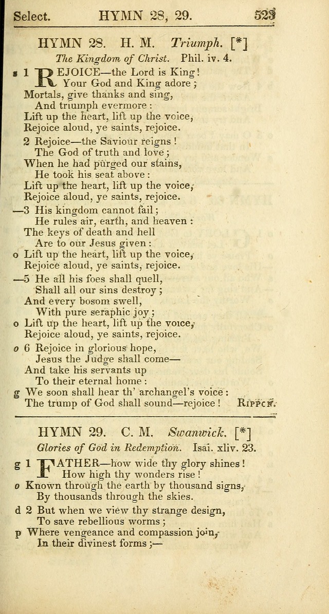 The Psalms, Hymns and Spiritual Songs of the Rev. Isaac Watts, D. D.:  to which are added select hymns, from other authors; and directions for musical expression (New ed.) page 467