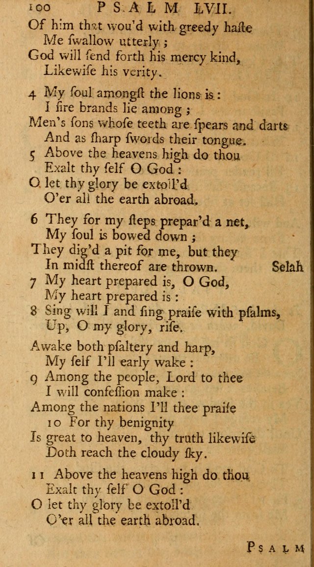 The Psalms, Hymns, and Spiritual Songs of the Old and New-Testament: faithfully translated into English metre: for the use, edification, and comfort of the saints...especially in New-England (25th ed) page 104