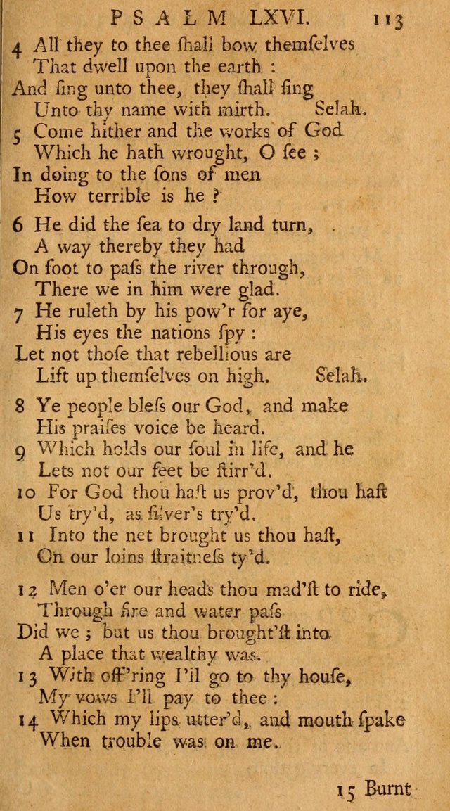 The Psalms, Hymns, and Spiritual Songs of the Old and New-Testament: faithfully translated into English metre: for the use, edification, and comfort of the saints...especially in New-England (25th ed) page 117