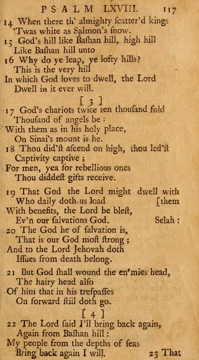 The Psalms, Hymns, and Spiritual Songs of the Old and New-Testament: faithfully translated into English metre: for the use, edification, and comfort of the saints...especially in New-England (25th ed) page 121