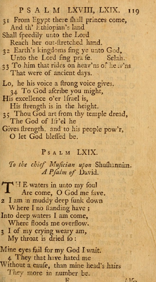 The Psalms, Hymns, and Spiritual Songs of the Old and New-Testament: faithfully translated into English metre: for the use, edification, and comfort of the saints...especially in New-England (25th ed) page 123