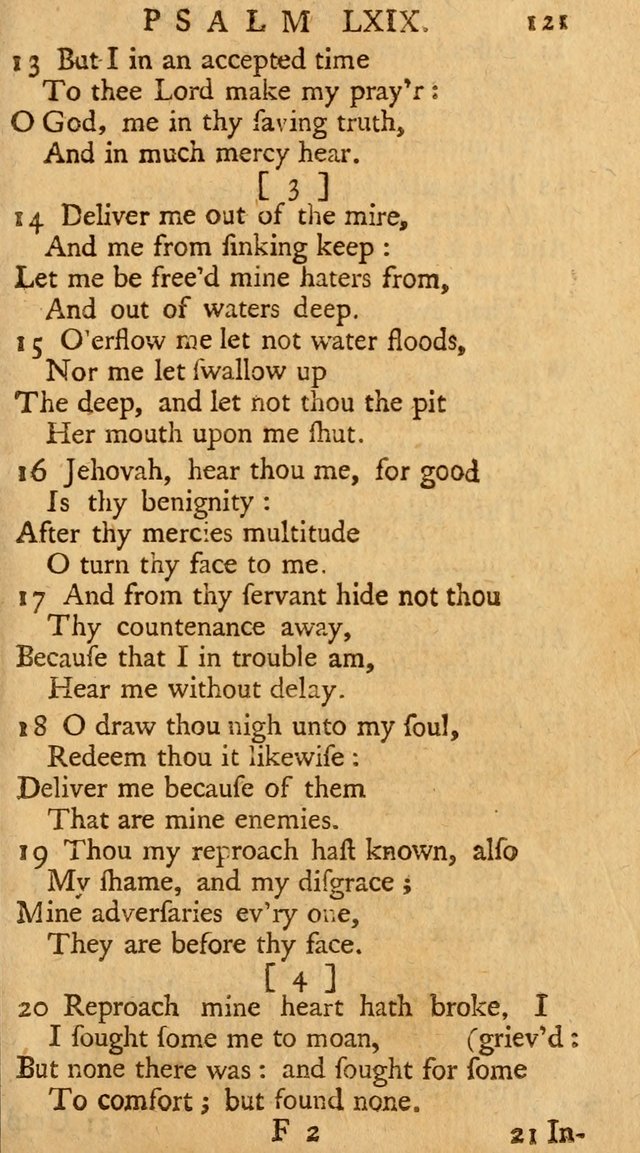 The Psalms, Hymns, and Spiritual Songs of the Old and New-Testament: faithfully translated into English metre: for the use, edification, and comfort of the saints...especially in New-England (25th ed) page 125