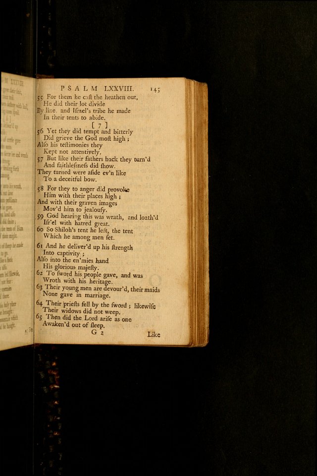 The Psalms, Hymns, and Spiritual Songs of the Old and New-Testament: faithfully translated into English metre: for the use, edification, and comfort of the saints...especially in New-England (25th ed) page 149