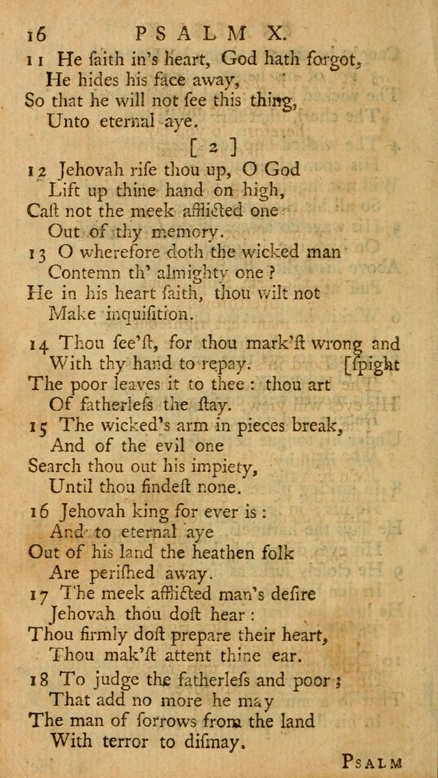 The Psalms, Hymns, and Spiritual Songs of the Old and New-Testament: faithfully translated into English metre: for the use, edification, and comfort of the saints...especially in New-England (25th ed) page 16