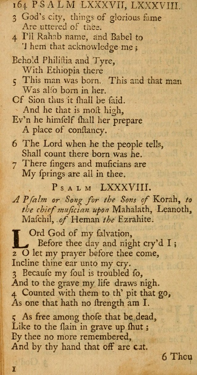 The Psalms, Hymns, and Spiritual Songs of the Old and New-Testament: faithfully translated into English metre: for the use, edification, and comfort of the saints...especially in New-England (25th ed) page 172