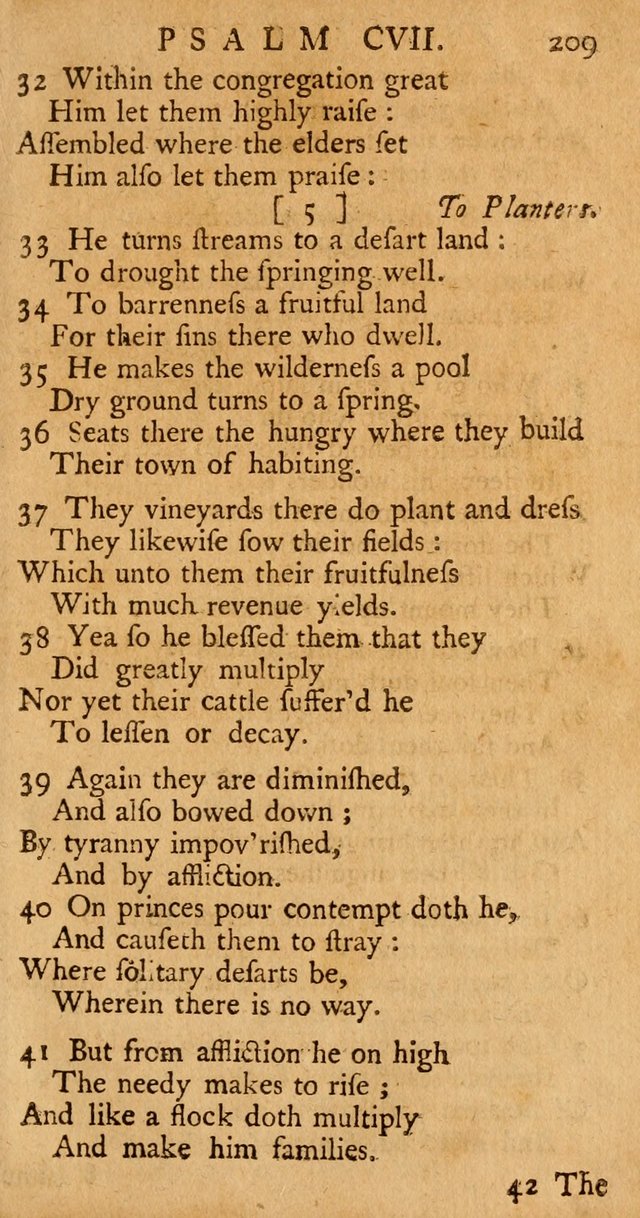The Psalms, Hymns, and Spiritual Songs of the Old and New-Testament: faithfully translated into English metre: for the use, edification, and comfort of the saints...especially in New-England (25th ed) page 217