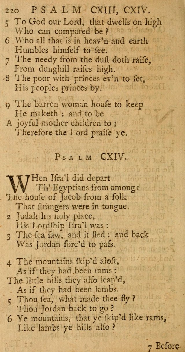 The Psalms, Hymns, and Spiritual Songs of the Old and New-Testament: faithfully translated into English metre: for the use, edification, and comfort of the saints...especially in New-England (25th ed) page 228