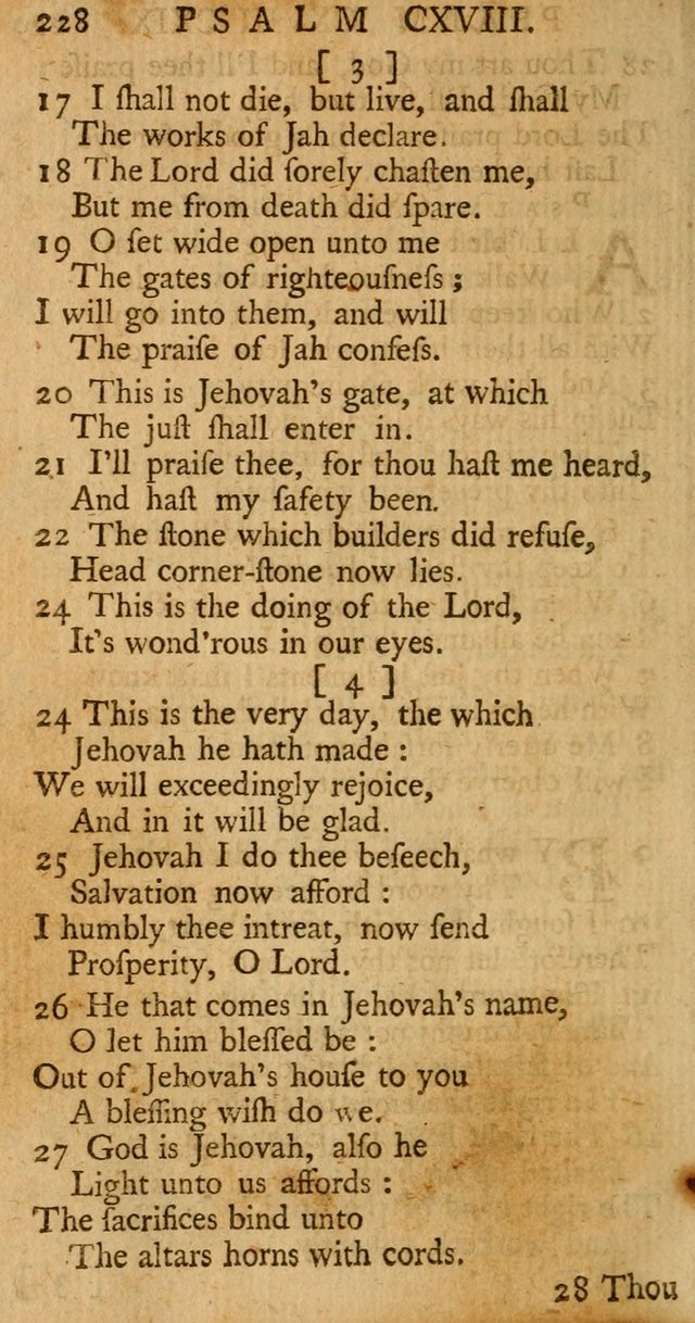 The Psalms, Hymns, and Spiritual Songs of the Old and New-Testament: faithfully translated into English metre: for the use, edification, and comfort of the saints...especially in New-England (25th ed) page 236