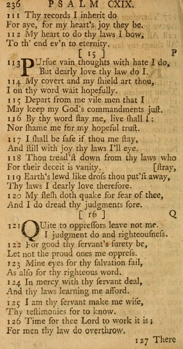 The Psalms, Hymns, and Spiritual Songs of the Old and New-Testament: faithfully translated into English metre: for the use, edification, and comfort of the saints...especially in New-England (25th ed) page 244