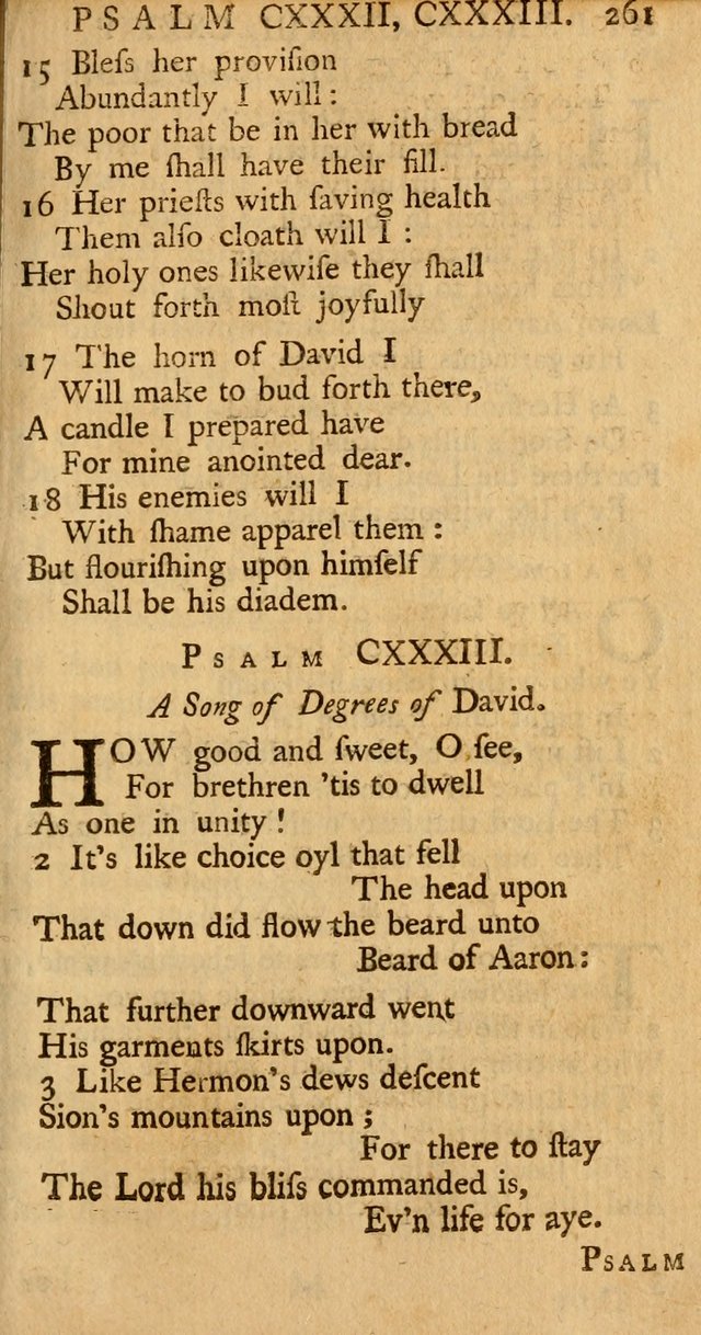 The Psalms, Hymns, and Spiritual Songs of the Old and New-Testament: faithfully translated into English metre: for the use, edification, and comfort of the saints...especially in New-England (25th ed) page 269