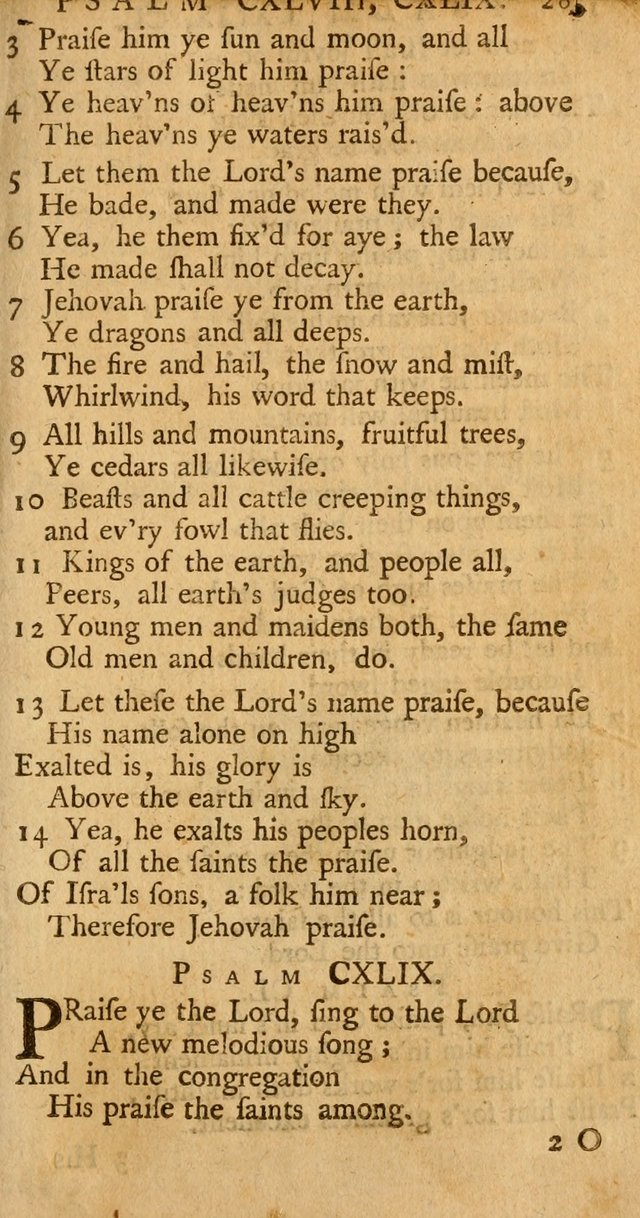 The Psalms, Hymns, and Spiritual Songs of the Old and New-Testament: faithfully translated into English metre: for the use, edification, and comfort of the saints...especially in New-England (25th ed) page 293