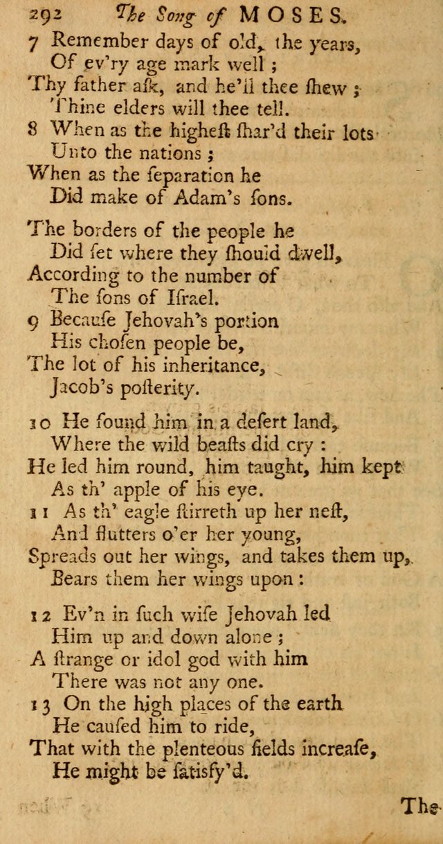 The Psalms, Hymns, and Spiritual Songs of the Old and New-Testament: faithfully translated into English metre: for the use, edification, and comfort of the saints...especially in New-England (25th ed) page 300