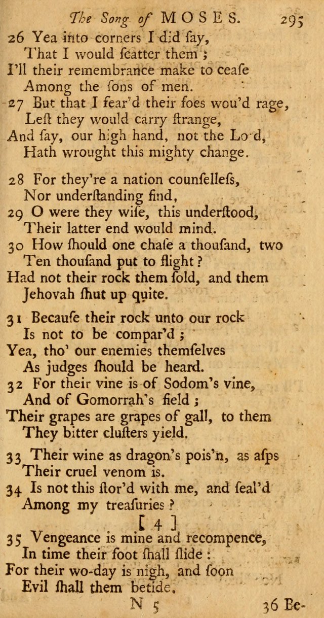 The Psalms, Hymns, and Spiritual Songs of the Old and New-Testament: faithfully translated into English metre: for the use, edification, and comfort of the saints...especially in New-England (25th ed) page 303