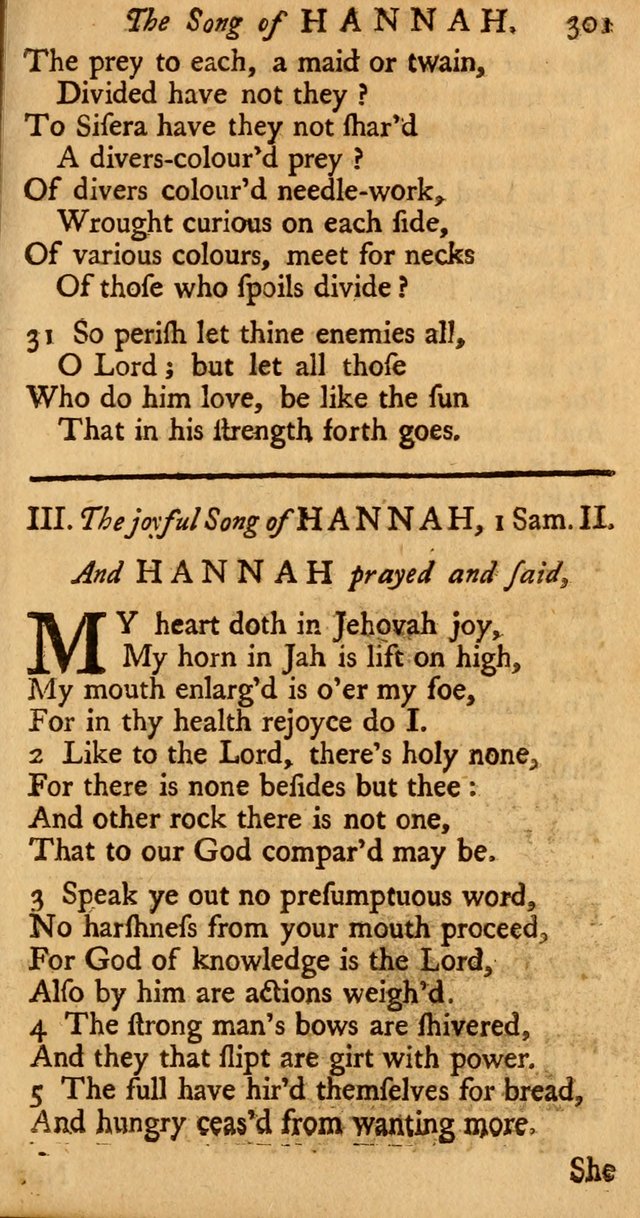 The Psalms, Hymns, and Spiritual Songs of the Old and New-Testament: faithfully translated into English metre: for the use, edification, and comfort of the saints...especially in New-England (25th ed) page 309