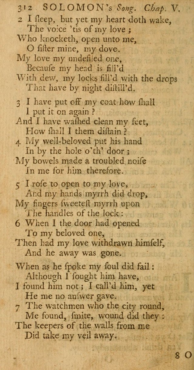 The Psalms, Hymns, and Spiritual Songs of the Old and New-Testament: faithfully translated into English metre: for the use, edification, and comfort of the saints...especially in New-England (25th ed) page 320