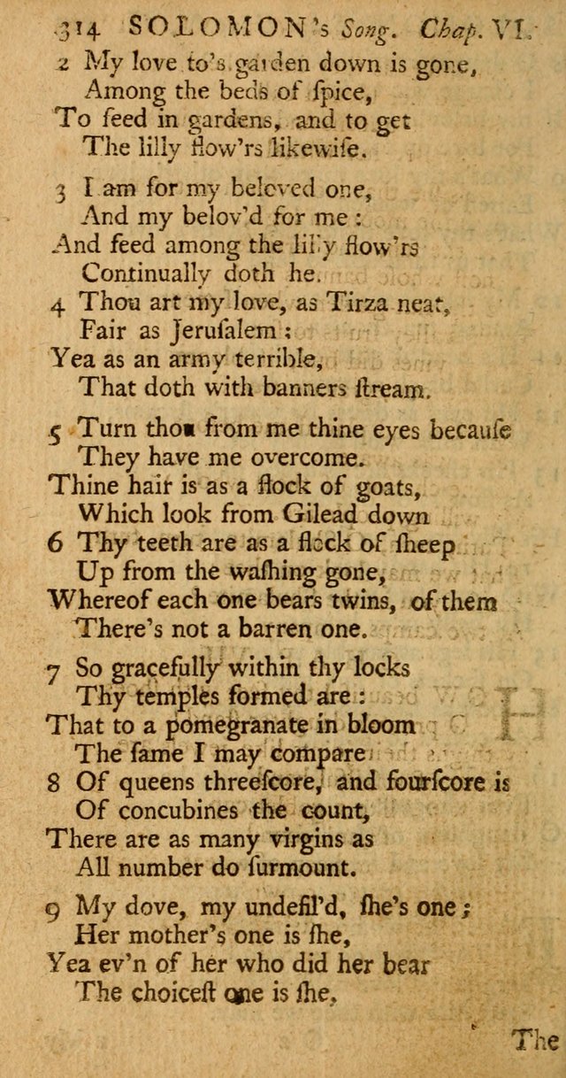 The Psalms, Hymns, and Spiritual Songs of the Old and New-Testament: faithfully translated into English metre: for the use, edification, and comfort of the saints...especially in New-England (25th ed) page 322