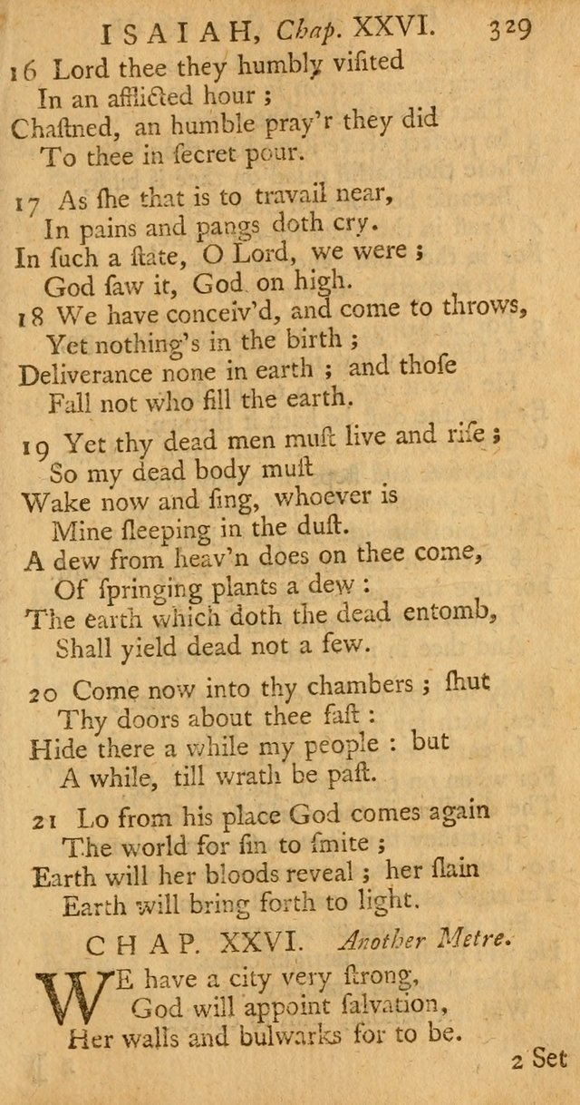 The Psalms, Hymns, and Spiritual Songs of the Old and New-Testament: faithfully translated into English metre: for the use, edification, and comfort of the saints...especially in New-England (25th ed) page 337