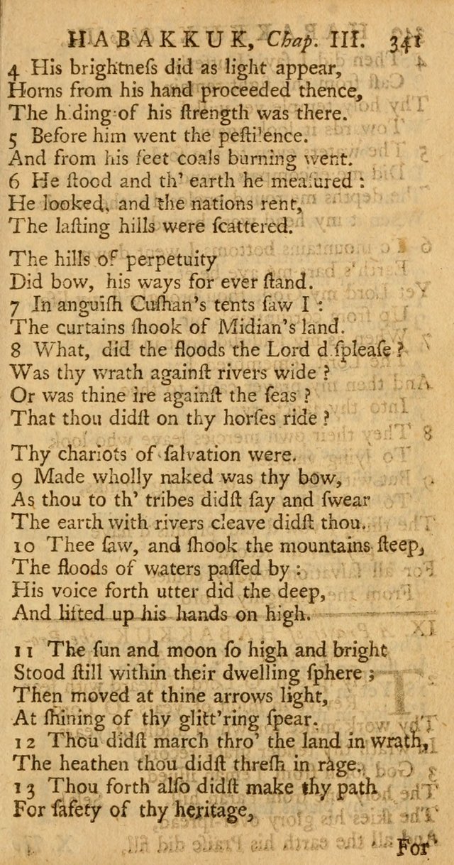The Psalms, Hymns, and Spiritual Songs of the Old and New-Testament: faithfully translated into English metre: for the use, edification, and comfort of the saints...especially in New-England (25th ed) page 349