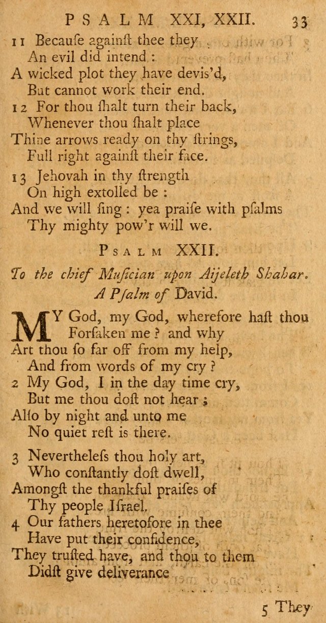 The Psalms, Hymns, and Spiritual Songs of the Old and New-Testament: faithfully translated into English metre: for the use, edification, and comfort of the saints...especially in New-England (25th ed) page 35
