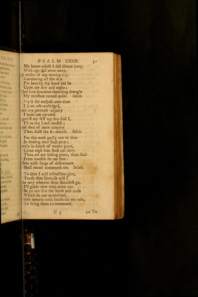 The Psalms, Hymns, and Spiritual Songs of the Old and New-Testament: faithfully translated into English metre: for the use, edification, and comfort of the saints...especially in New-England (25th ed) page 53