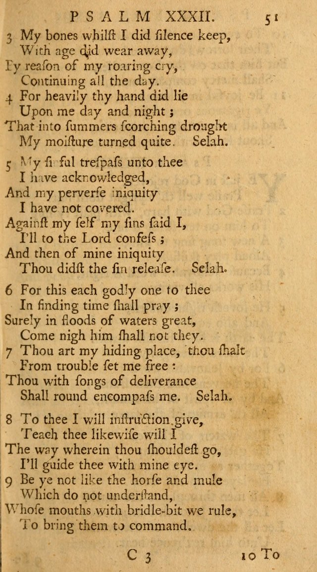 The Psalms, Hymns, and Spiritual Songs of the Old and New-Testament: faithfully translated into English metre: for the use, edification, and comfort of the saints...especially in New-England (25th ed) page 55