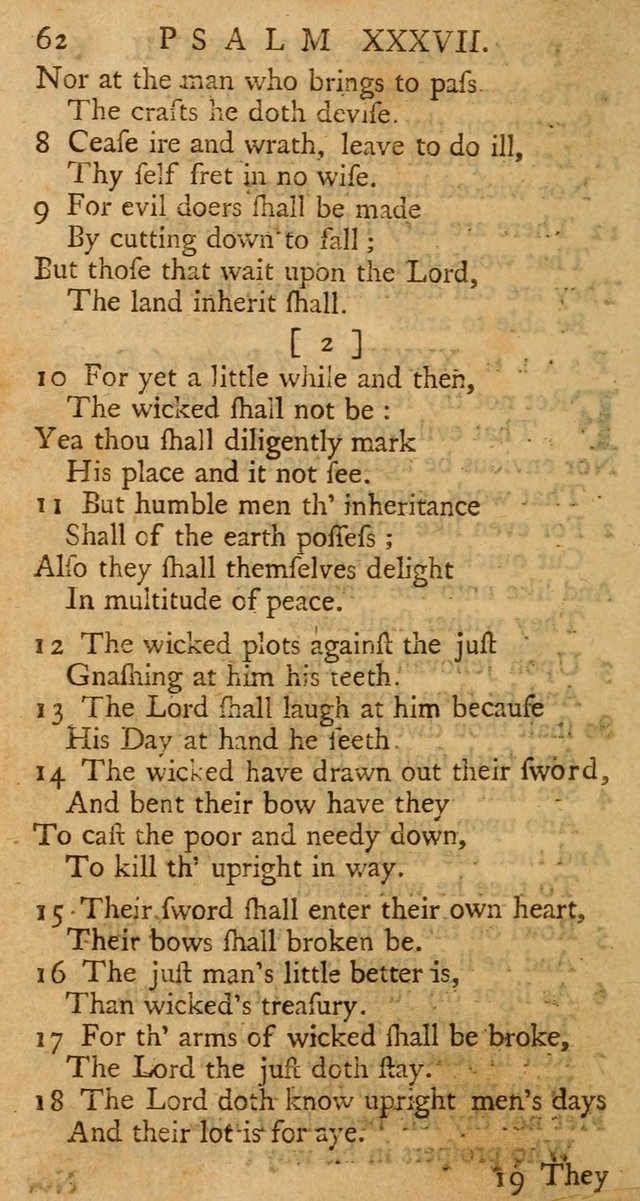 The Psalms, Hymns, and Spiritual Songs of the Old and New-Testament: faithfully translated into English metre: for the use, edification, and comfort of the saints...especially in New-England (25th ed) page 66