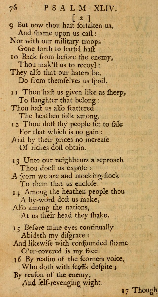 The Psalms, Hymns, and Spiritual Songs of the Old and New-Testament: faithfully translated into English metre: for the use, edification, and comfort of the saints...especially in New-England (25th ed) page 80
