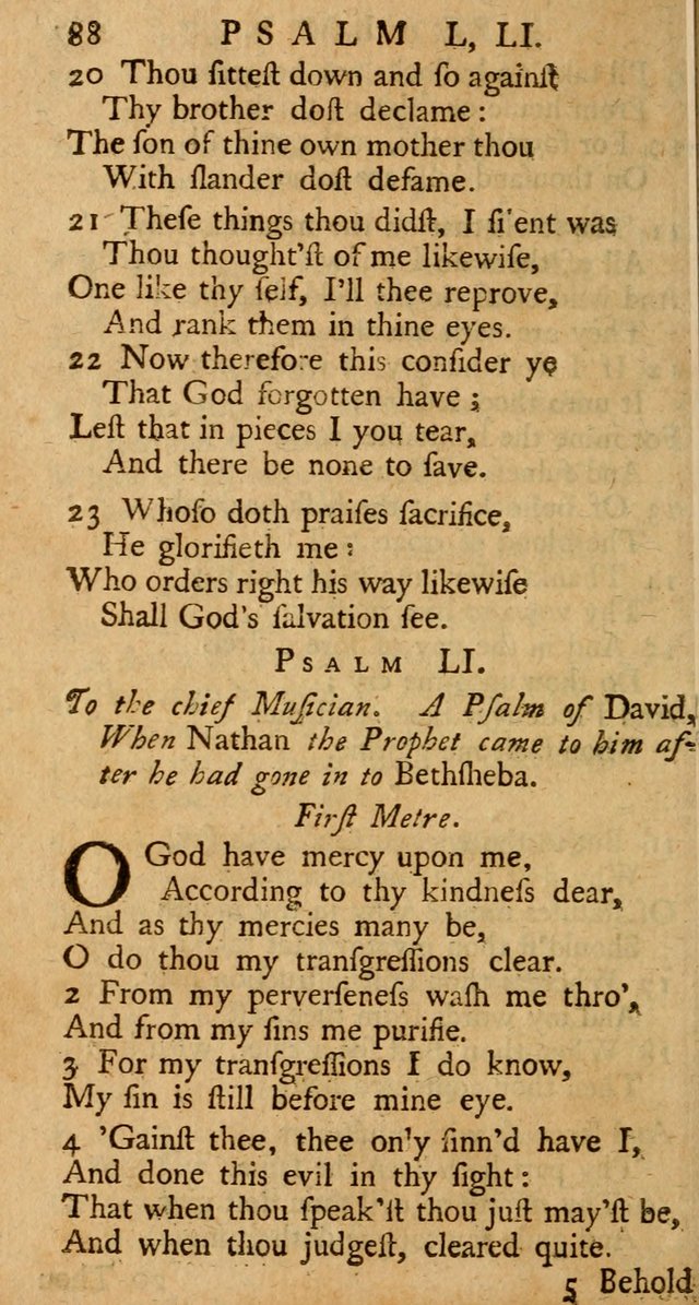 The Psalms, Hymns, and Spiritual Songs of the Old and New-Testament: faithfully translated into English metre: for the use, edification, and comfort of the saints...especially in New-England (25th ed) page 92