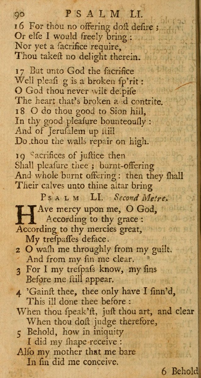 The Psalms, Hymns, and Spiritual Songs of the Old and New-Testament: faithfully translated into English metre: for the use, edification, and comfort of the saints...especially in New-England (25th ed) page 94