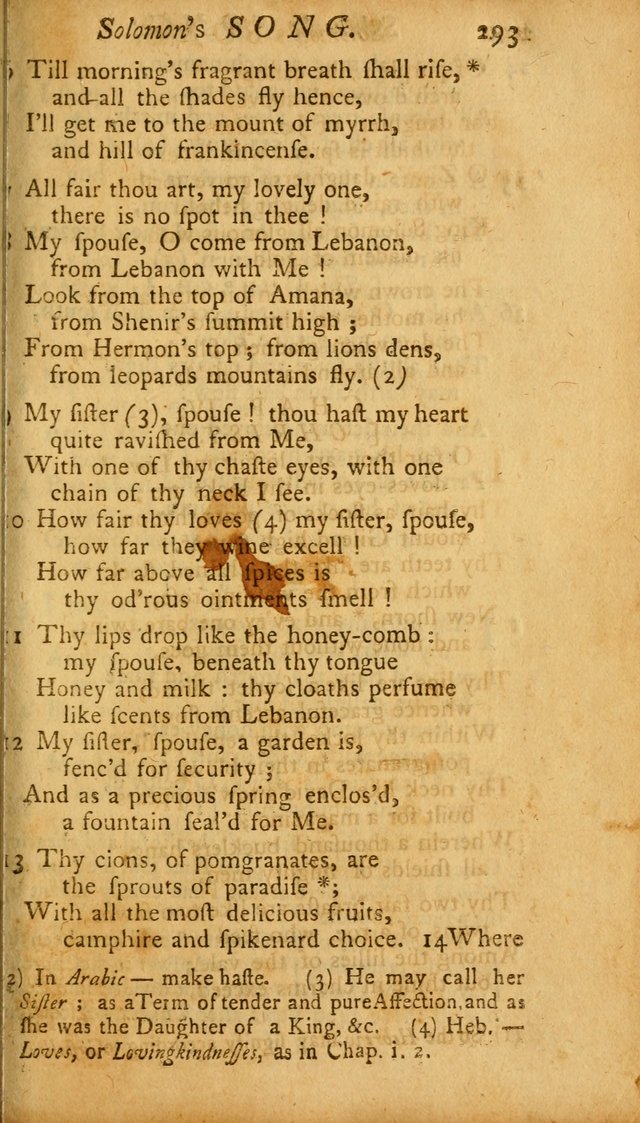 The Psalms, Hymns and Spiritual Songs of the Old and New Testament, faithully translated into English metre: being the New England Psalm Book (Rev. and Improved) page 293
