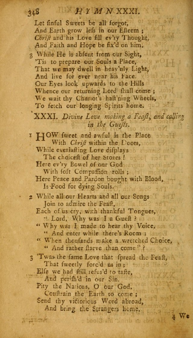 The Psalms, Hymns and Spiritual Songs of the Old and New Testament, faithully translated into English metre: being the New England Psalm Book (Rev. and Improved) page 348
