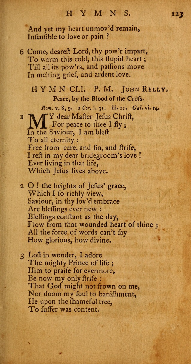 Psalms, Hymns and Spiritual Songs: selected and original, designed for the use of the Church Universal in public and private devotion page 123