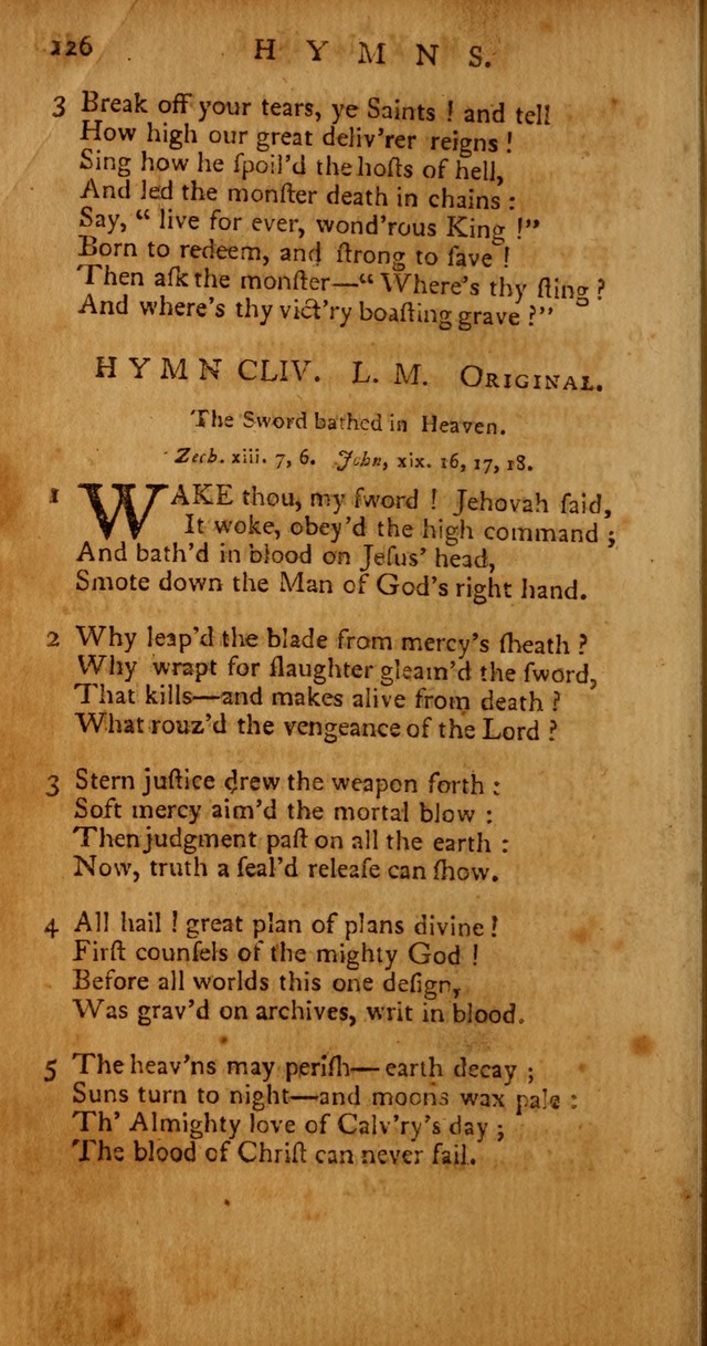 Psalms, Hymns and Spiritual Songs: selected and original, designed for the use of the Church Universal in public and private devotion page 126