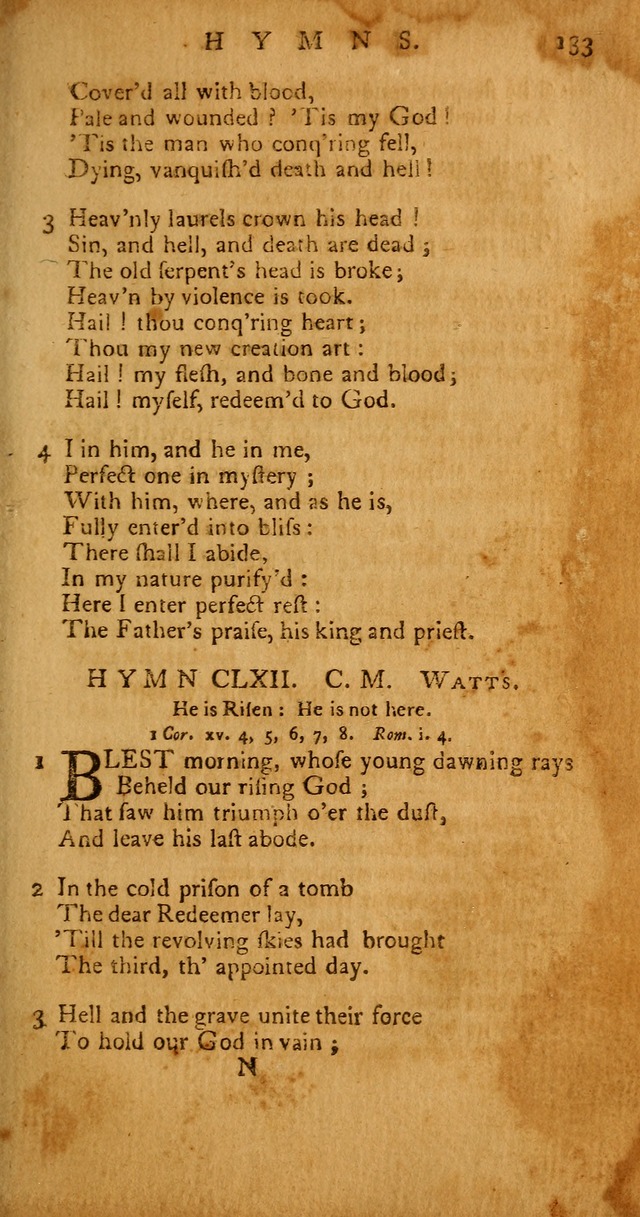 Psalms, Hymns and Spiritual Songs: selected and original, designed for the use of the Church Universal in public and private devotion page 133