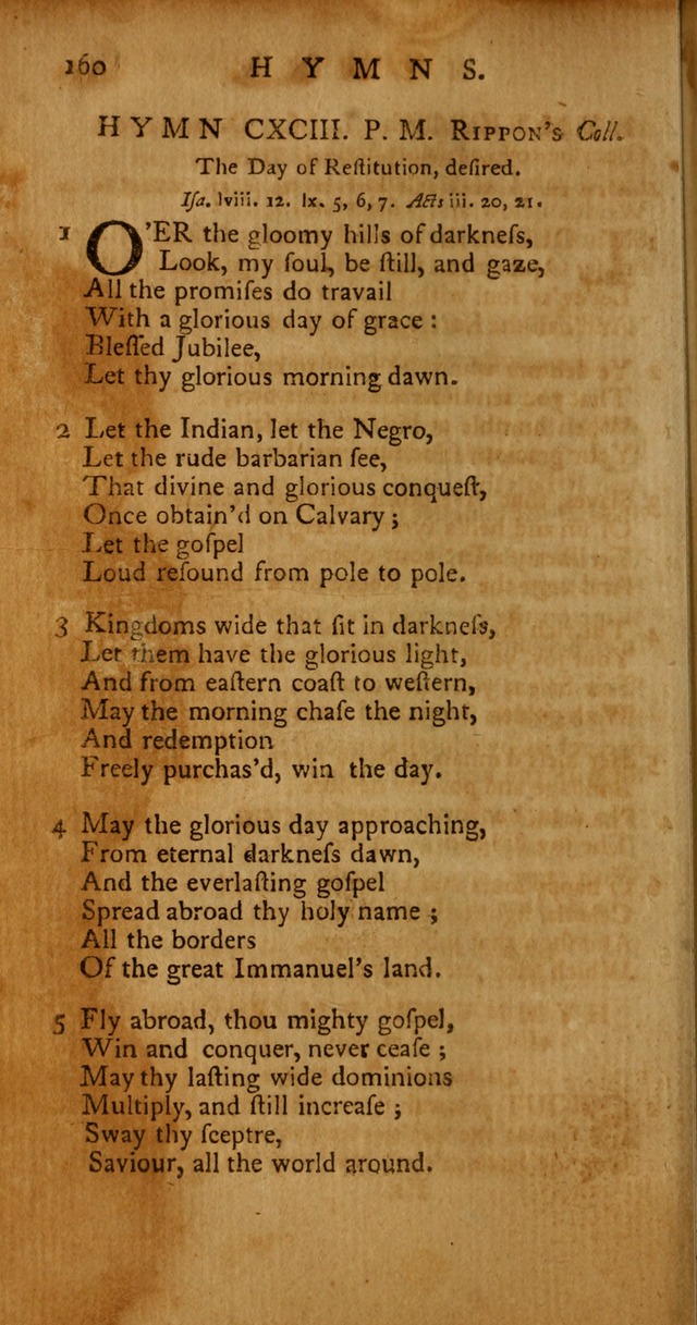 Psalms, Hymns and Spiritual Songs: selected and original, designed for the use of the Church Universal in public and private devotion page 160