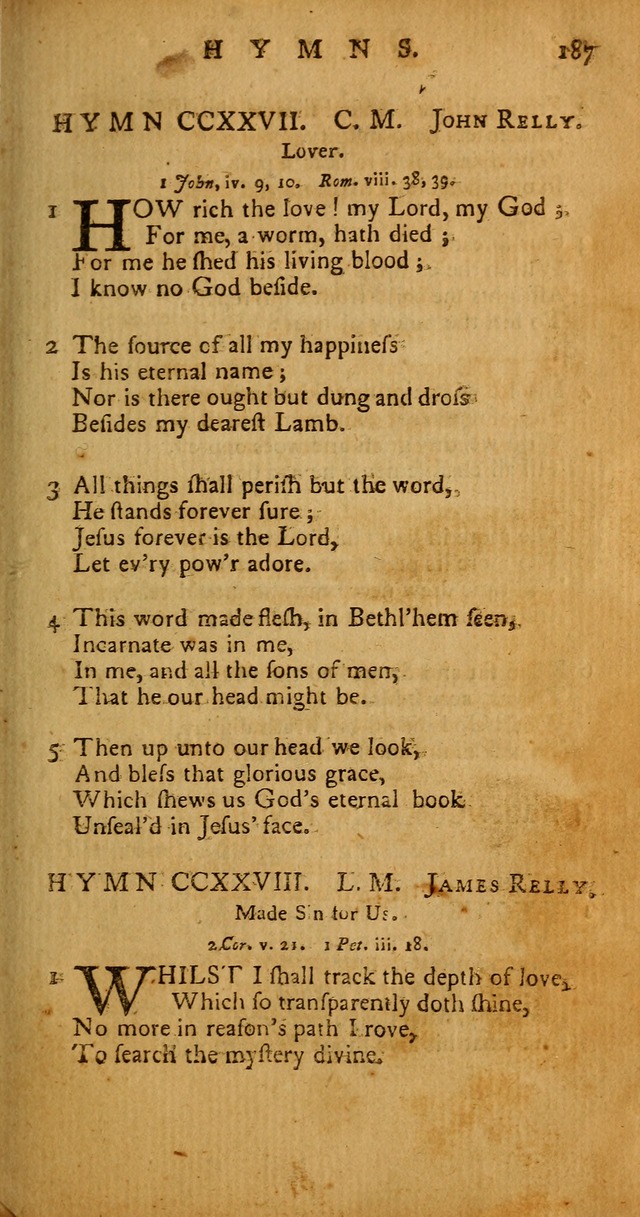 Psalms, Hymns and Spiritual Songs: selected and original, designed for the use of the Church Universal in public and private devotion page 187