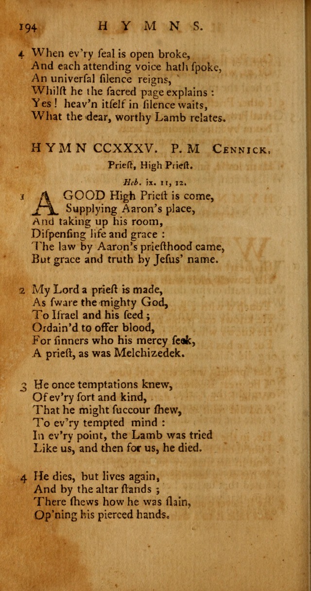 Psalms, Hymns and Spiritual Songs: selected and original, designed for the use of the Church Universal in public and private devotion page 194