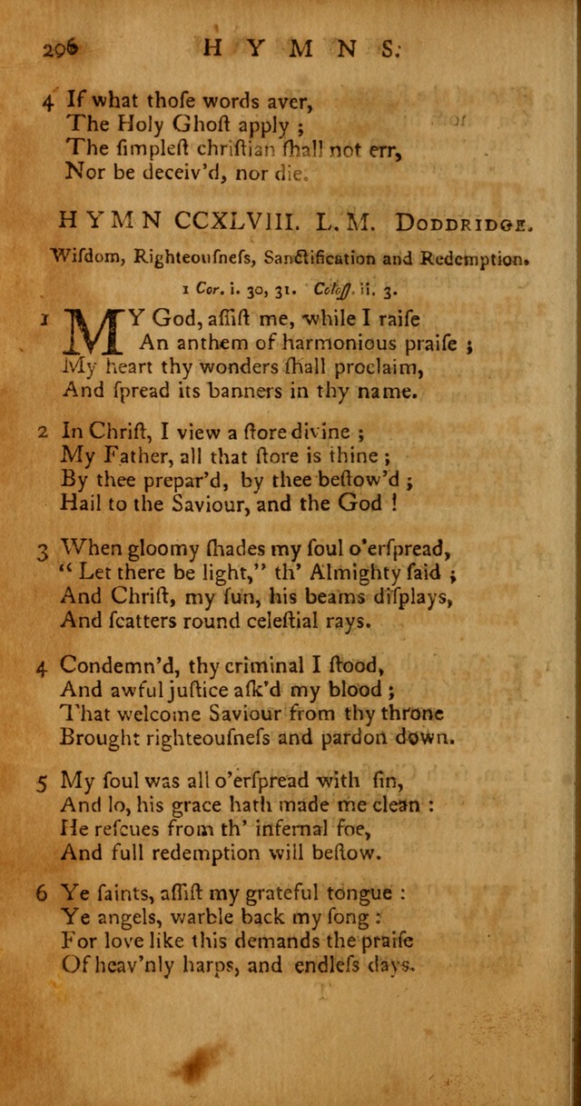 Psalms, Hymns and Spiritual Songs: selected and original, designed for the use of the Church Universal in public and private devotion page 206