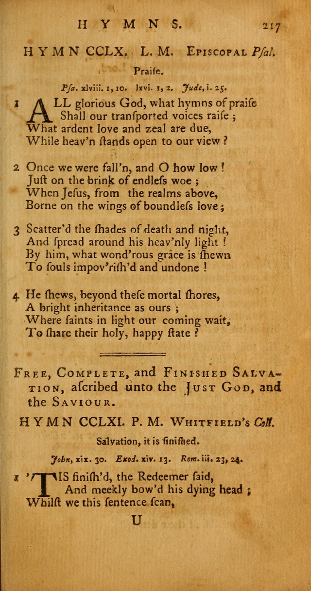 Psalms, Hymns and Spiritual Songs: selected and original, designed for the use of the Church Universal in public and private devotion page 217