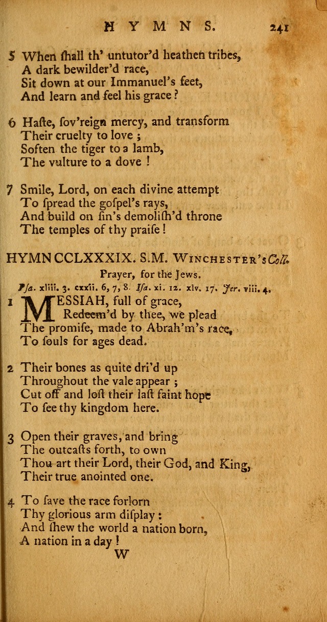 Psalms, Hymns and Spiritual Songs: selected and original, designed for the use of the Church Universal in public and private devotion page 241