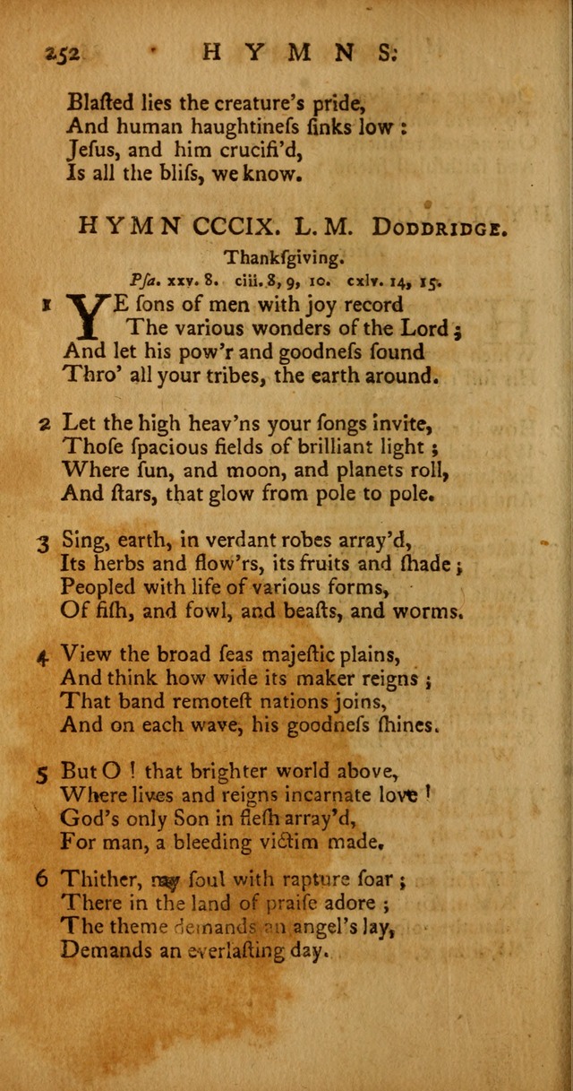 Psalms, Hymns and Spiritual Songs: selected and original, designed for the use of the Church Universal in public and private devotion page 252