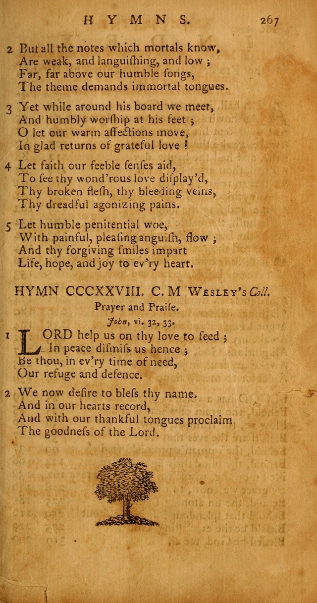 Psalms, Hymns and Spiritual Songs: selected and original, designed for the use of the Church Universal in public and private devotion page 267